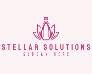 Lotus Perfume Scent logo design