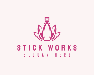 Lotus Perfume Scent logo design