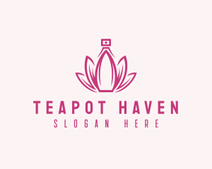 Lotus Perfume Scent logo design