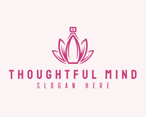 Lotus Perfume Scent logo design