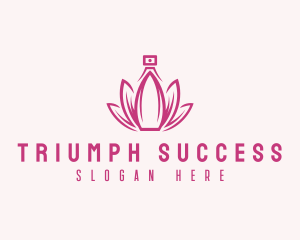 Lotus Perfume Scent logo design