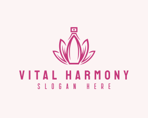 Lotus Perfume Scent logo design