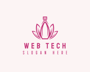 Lotus Perfume Scent logo design