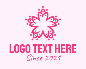 Pink Flower Pattern  logo