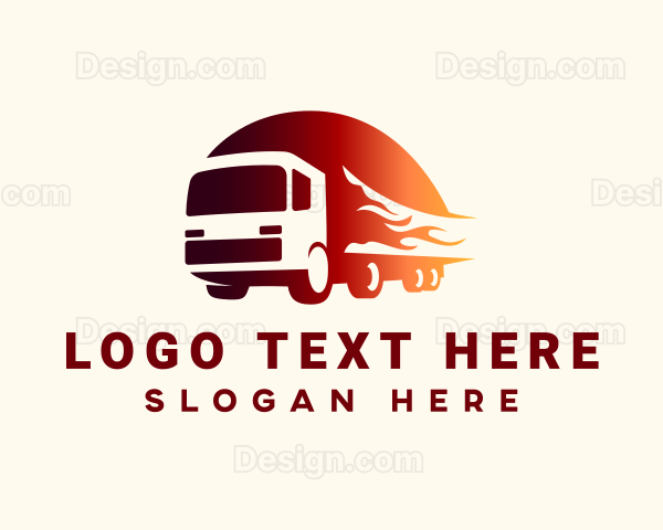 Blazing Cargo Truck Logo