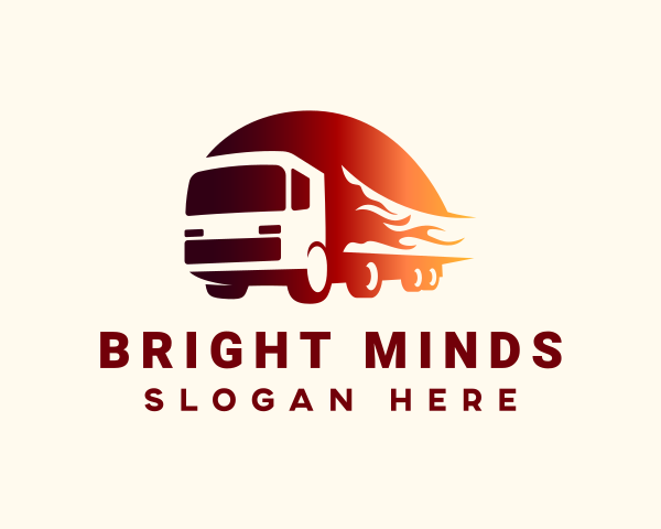 Delivery Truck logo example 2