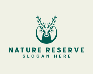 Deer Eco Nature logo design