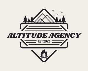 Backpacker Camping Badge logo