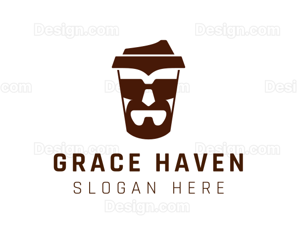 Gentleman Coffee Cup Logo