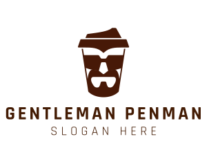 Gentleman Coffee Cup logo design