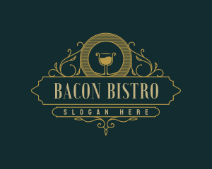 Elegant Wine Bistro logo design