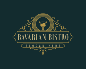 Elegant Wine Bistro logo design