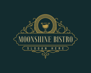 Elegant Wine Bistro logo design