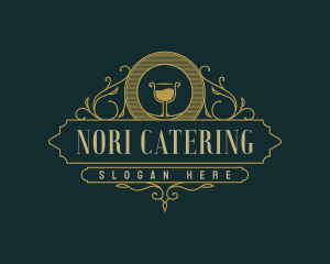 Elegant Wine Bistro logo design