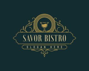 Elegant Wine Bistro logo design