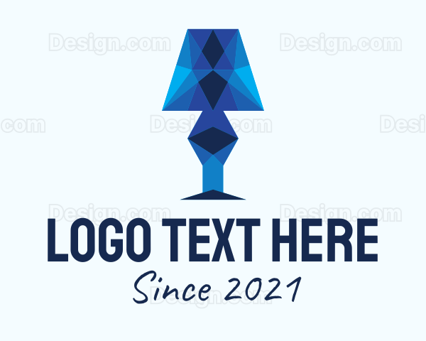 Geometric Lamp Furniture Logo