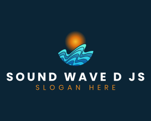 Wave Surfing Resort logo design