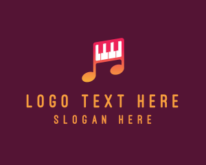Piano Melody Music Logo