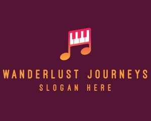 Piano Melody Music Logo