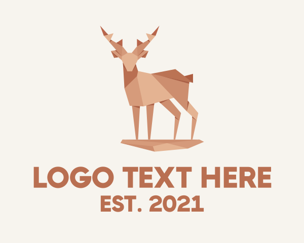 Stag logo example 1