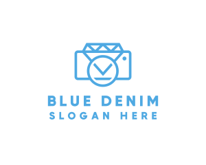 Blue Diamond Camera logo design