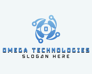 Cyber AI Technology logo design