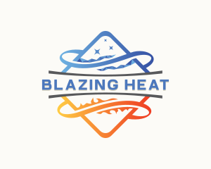 Cooling Heating Energy Ventilation logo design