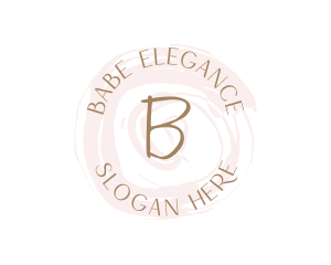 Feminine Watercolor Salon Boutique logo design