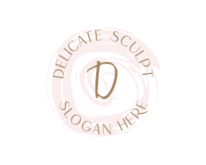 Feminine Watercolor Salon Boutique logo design