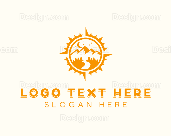 Outdoor Travel Navigation Logo