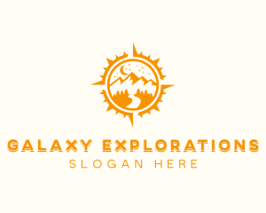 Outdoor Travel Navigation logo design