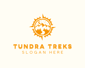 Outdoor Travel Navigation logo design