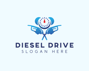 Gasoline Diesel Petroleum logo design