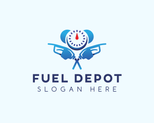 Gasoline Diesel Petroleum logo design