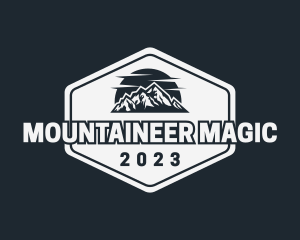 Mountain Peak Hiking logo design