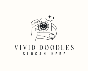 Camera Hand Photography logo design