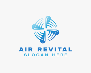 Fan Air Conditioning logo design