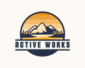 Mountain Lake Nature Park logo design