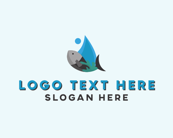 Aquatic logo example 2