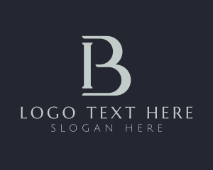 Minimalist Financial Legal  Logo