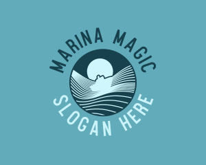 Sea Marine Boat  logo design