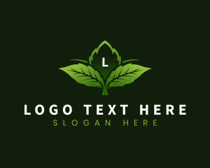 Leaf Landscaping Lawn logo