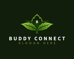 Leaf Landscaping Lawn logo design