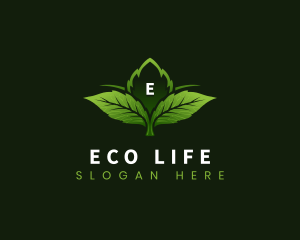 Leaf Landscaping Lawn logo design