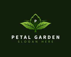 Leaf Landscaping Lawn logo design