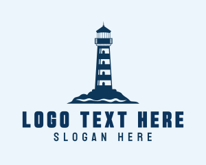 Maritime Coastal Lighthouse logo