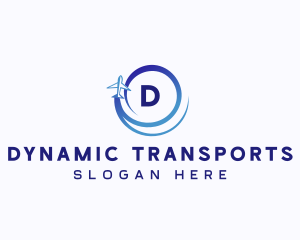 Travel Airplane Transportation logo design