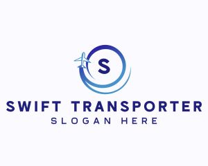 Travel Airplane Transportation logo design