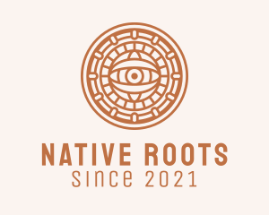 Native Tribal Eye logo design