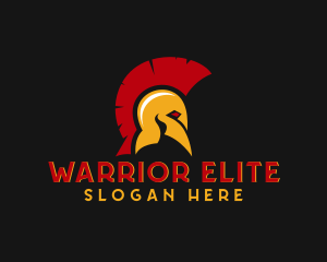 Spartan Soldier Warrior logo design